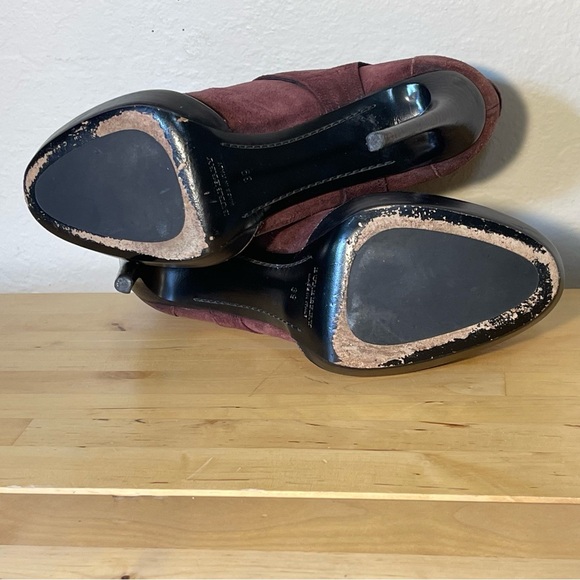 Burberry Prorsum suede embossed kiltie Ankle boots Size EU 39 - Picture 10 of 15